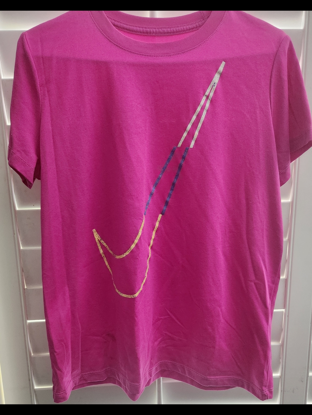 Nike Fuchsia Swoosh Graphic Tee